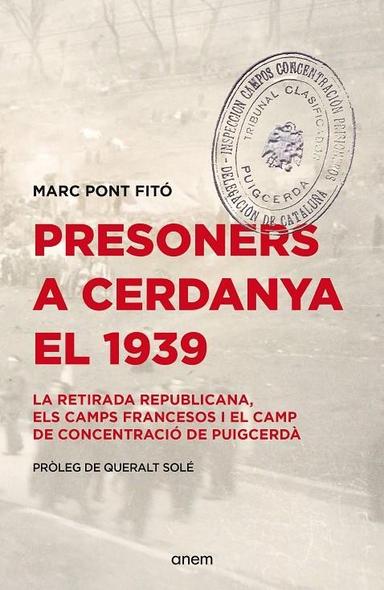 Coberta de «Presoners a Cerdanya el 1939»