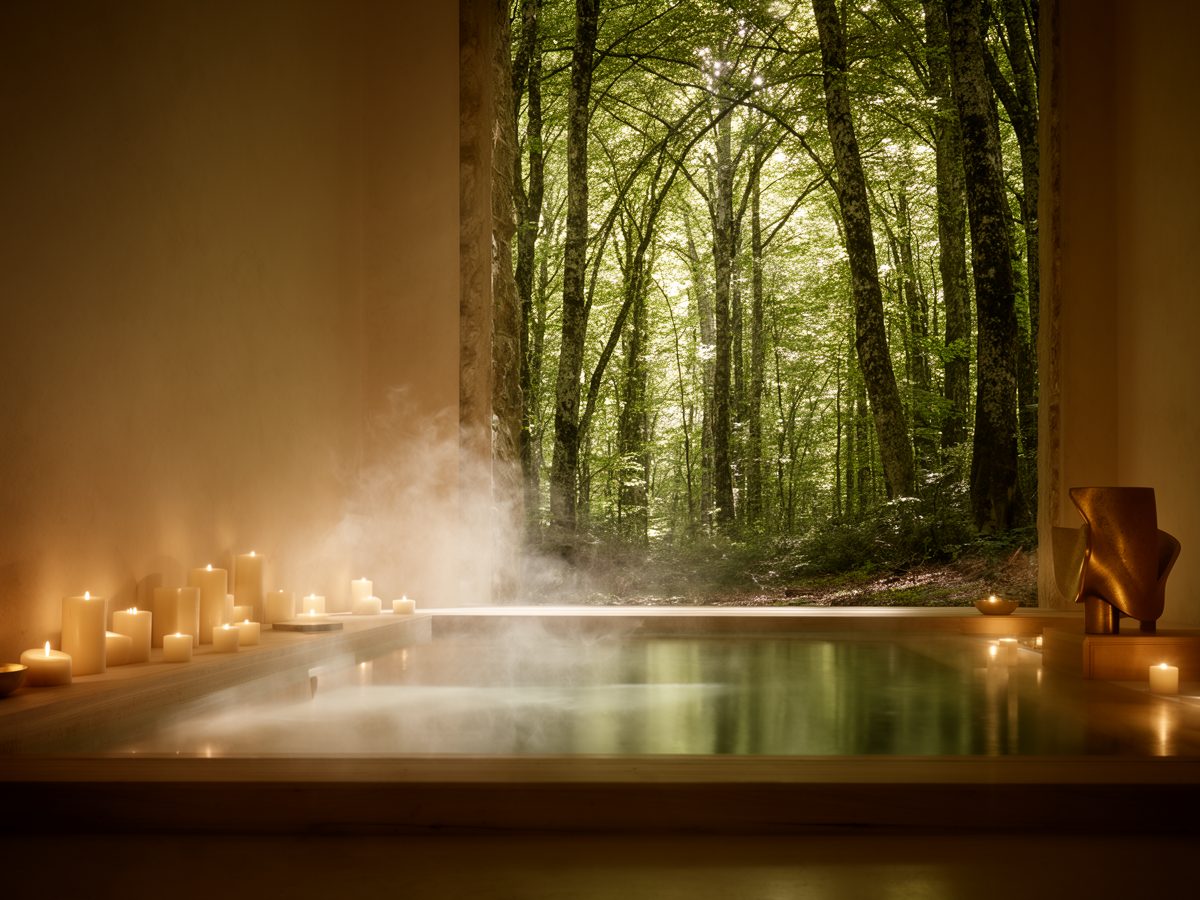 Bany de bosc guiat