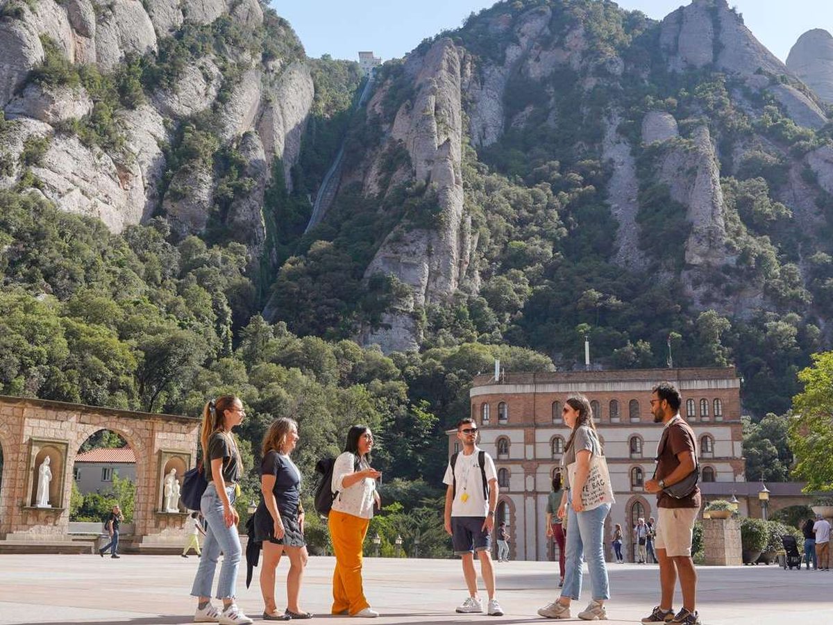 Montserrat, tren de cremallera, Moreneta i tast de vi