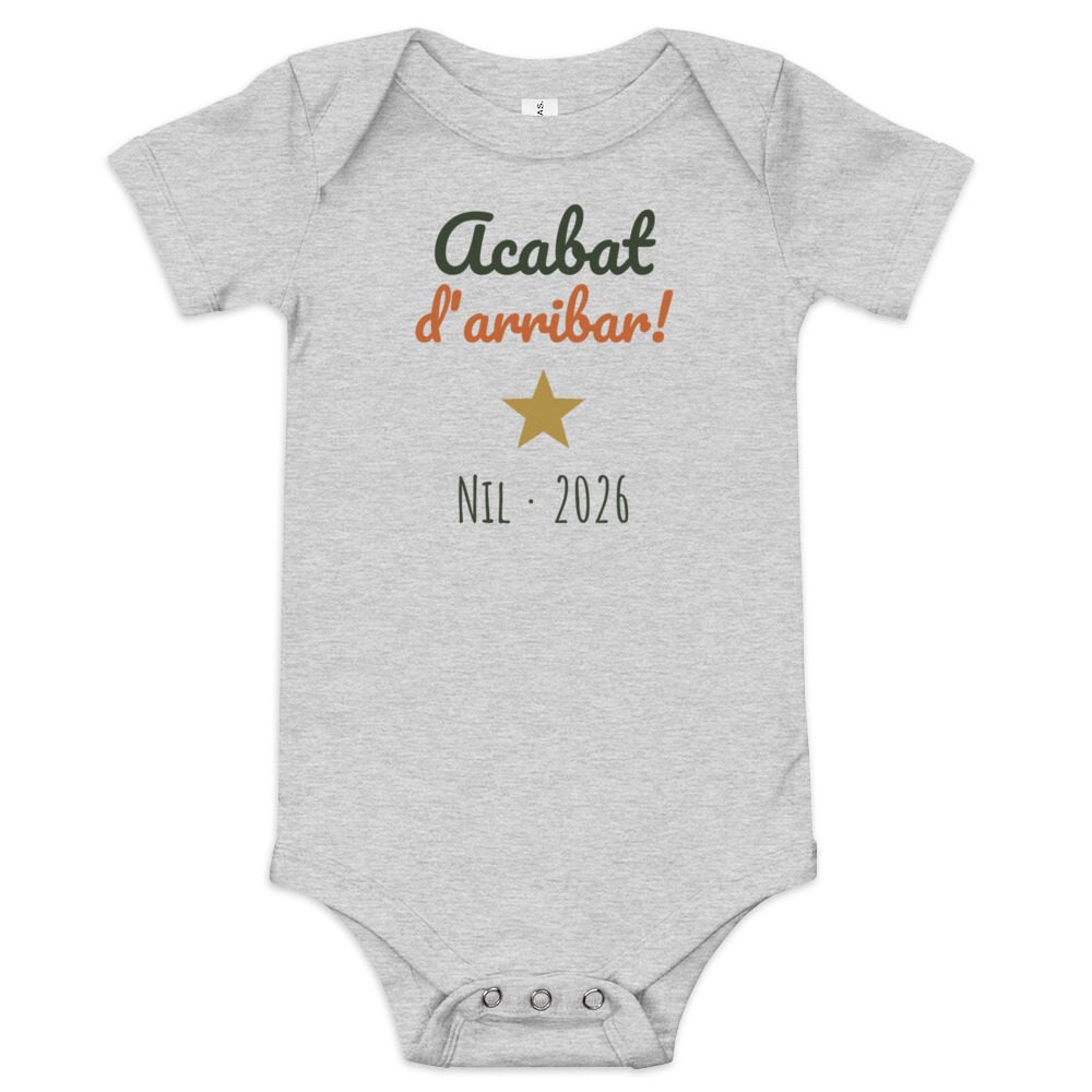 Bodi de nadó personalitzat