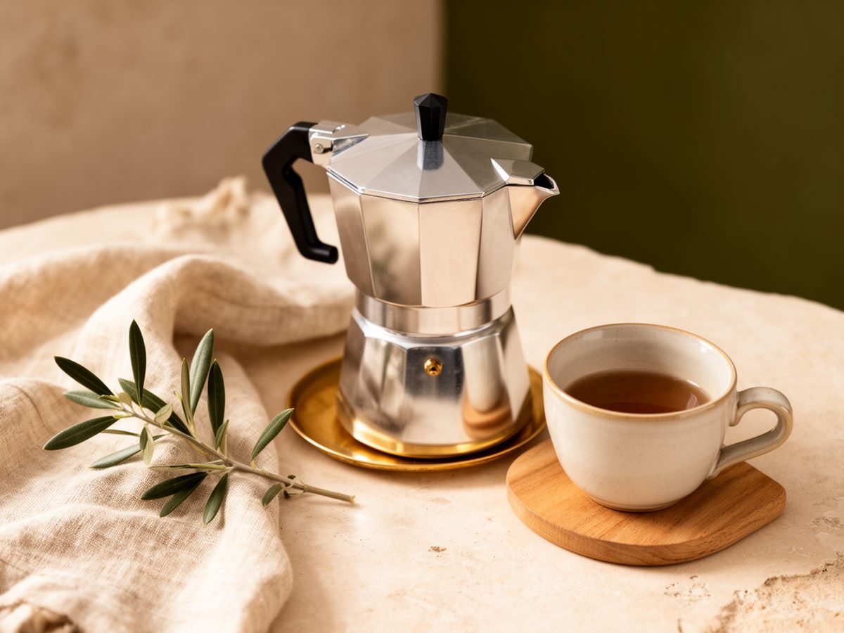 Cafetera italiana de disseny