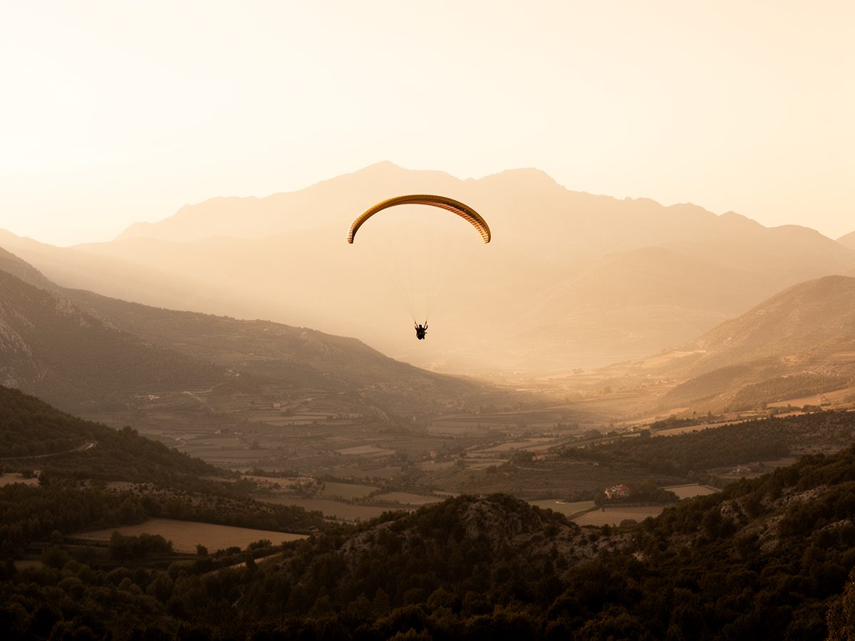 Vol en parapent a Organyà