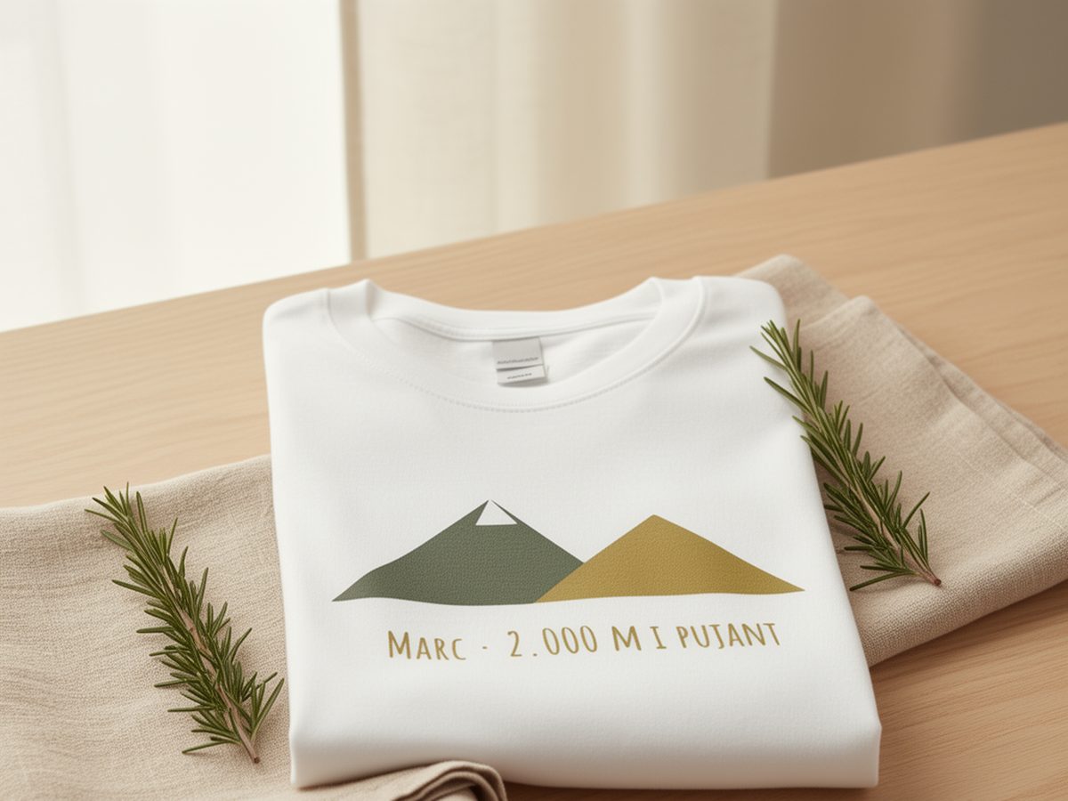 Samarreta «Mountain Club» amb nom